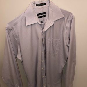 Men’s pinstripe dress shirt